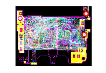 高精密度十層板手機板PCB設計